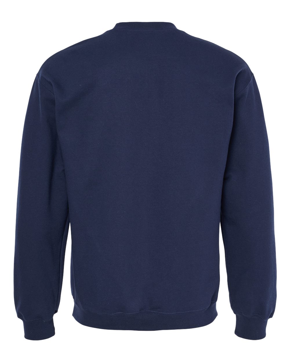 Gildan SF000 Unisex Softstyle® Midweight Crewneck Sweatshirt - Navy - Back View