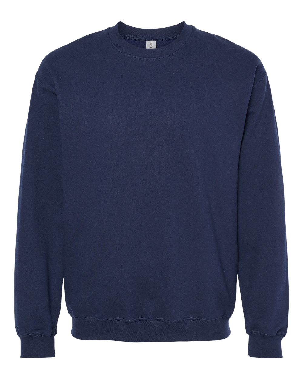 Gildan SF000 Unisex Softstyle® Midweight Crewneck Sweatshirt - Navy - Front View