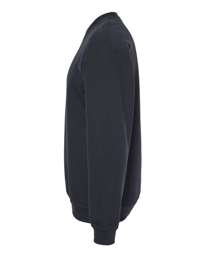 Gildan SF000 Unisex Softstyle® Midweight Crewneck Sweatshirt - Black - Direct Side