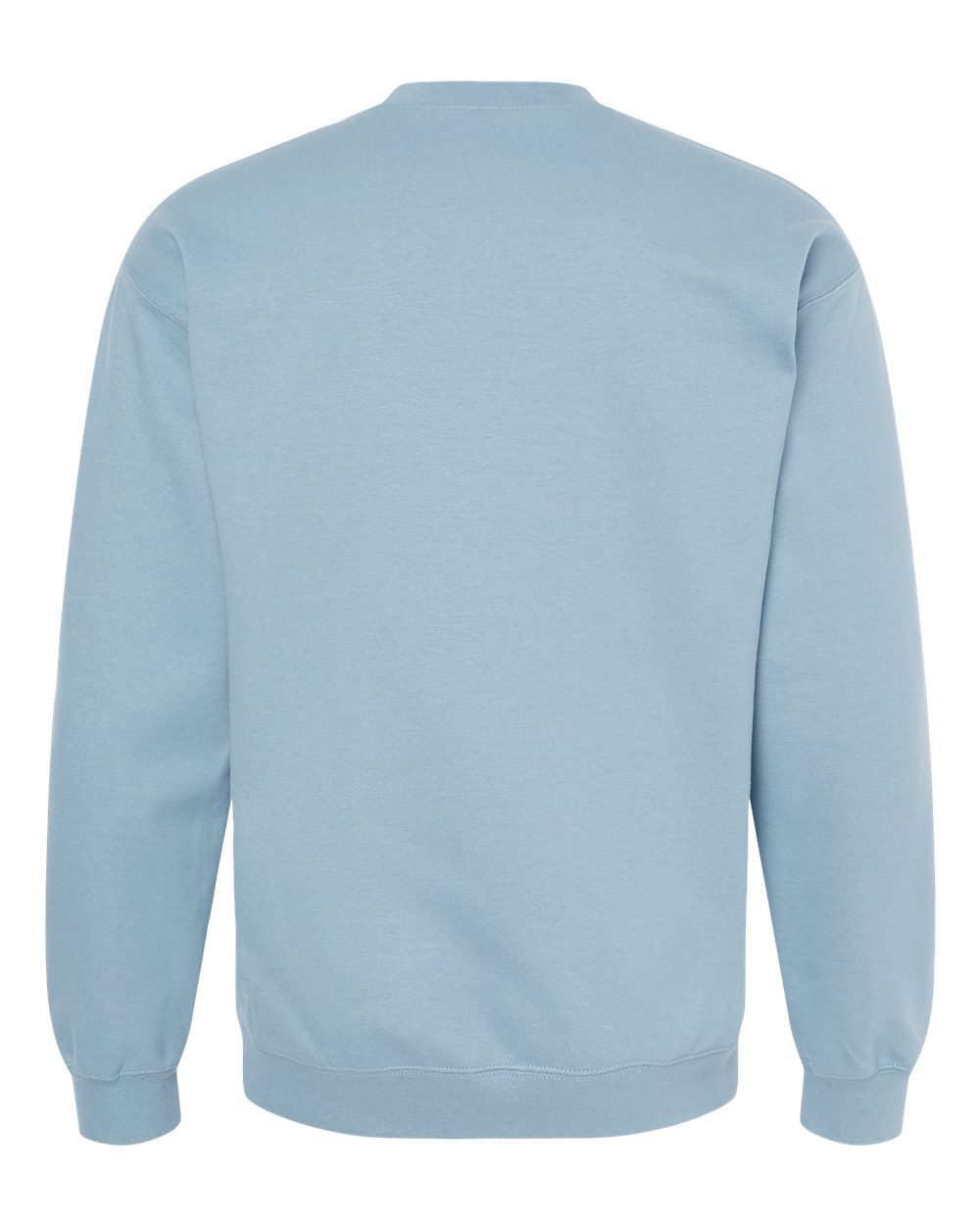 Gildan SF000 Unisex Softstyle® Midweight Crewneck Sweatshirt - Stone Blue - Back View