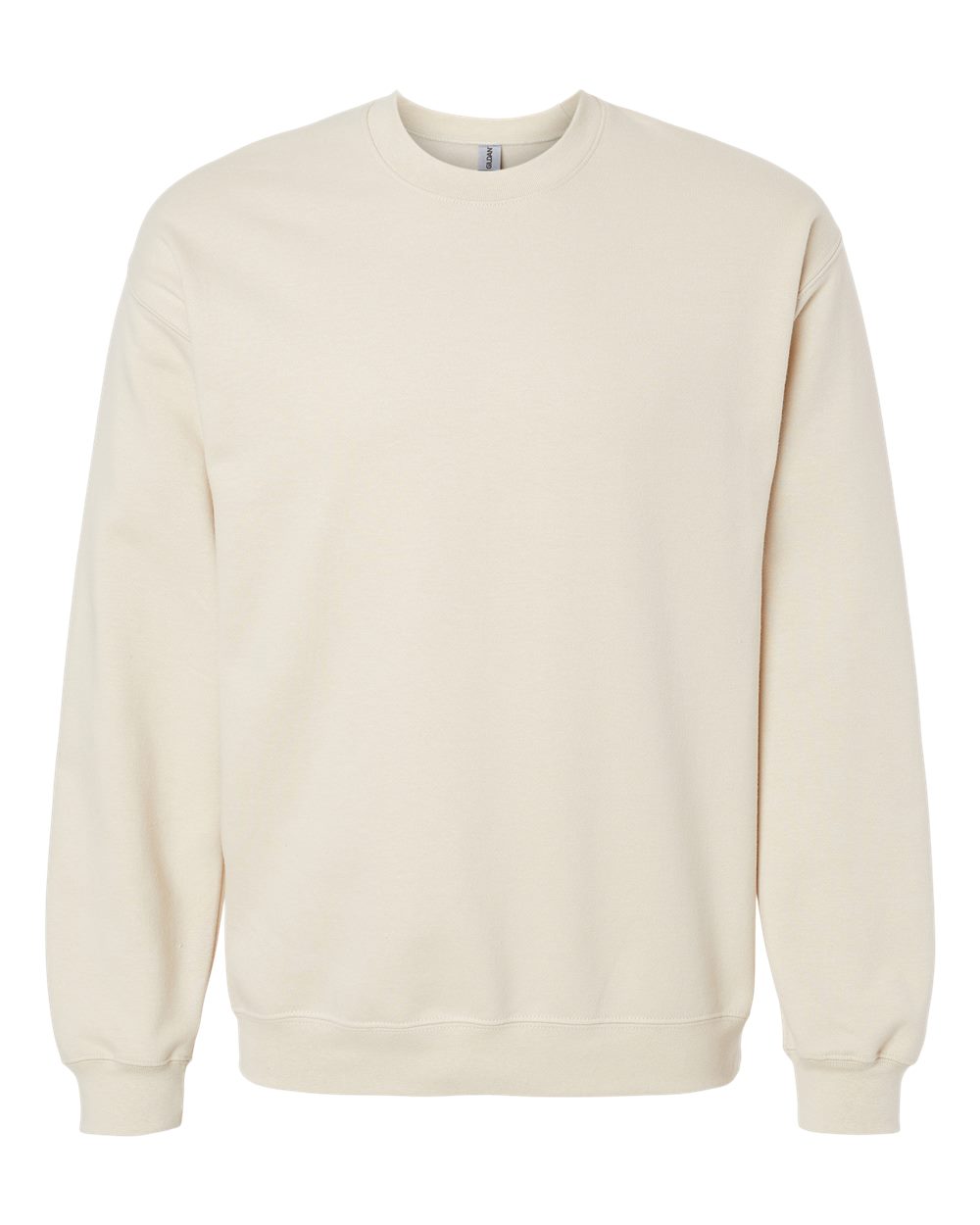 Gildan SF000 Unisex Softstyle® Midweight Crewneck Sweatshirt - Sand - Front View