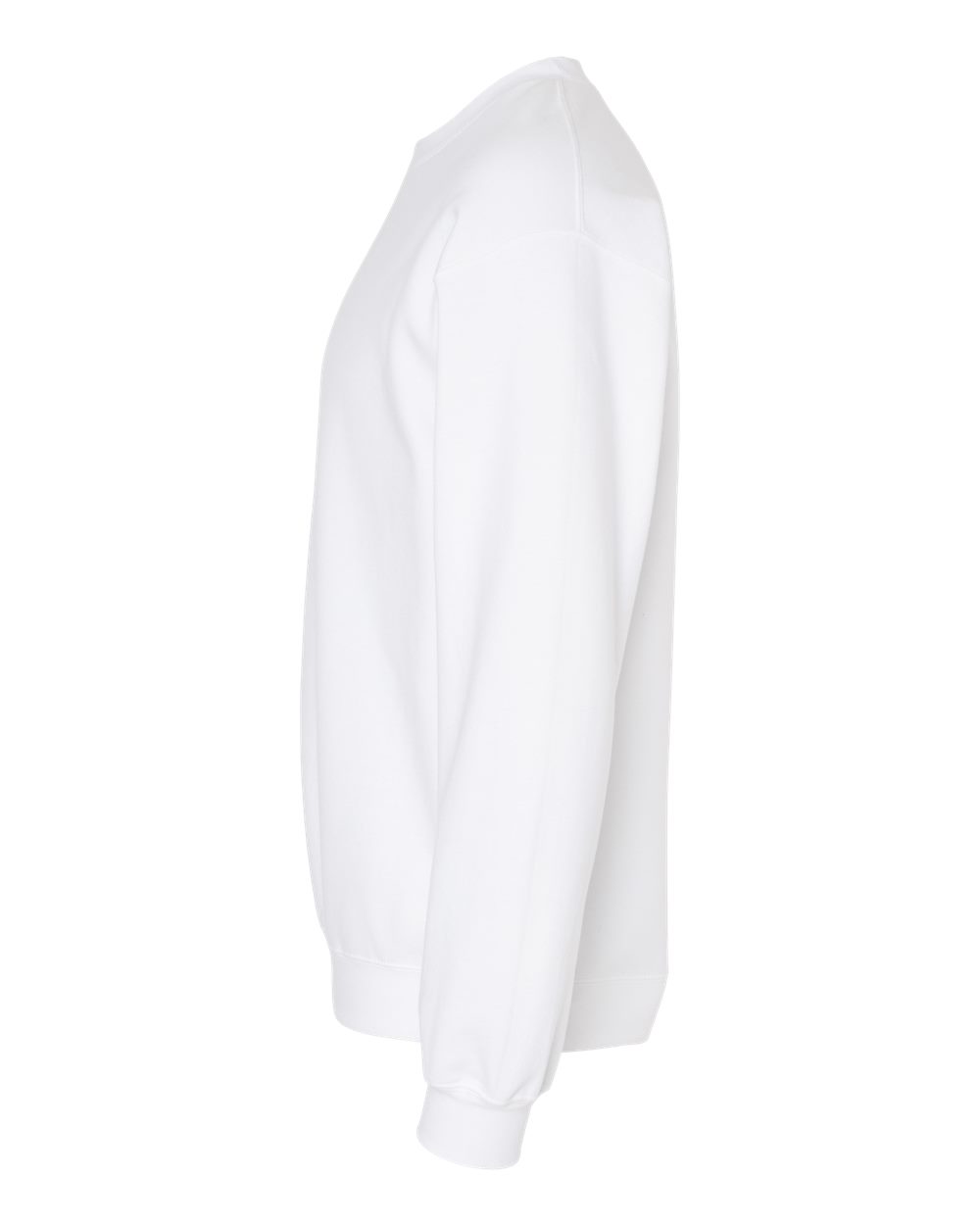 Gildan SF000 Unisex Softstyle® Midweight Crewneck Sweatshirt - White - Direct Side