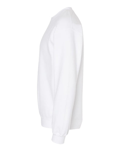 Gildan SF000 Unisex Softstyle® Midweight Crewneck Sweatshirt - White - Direct Side