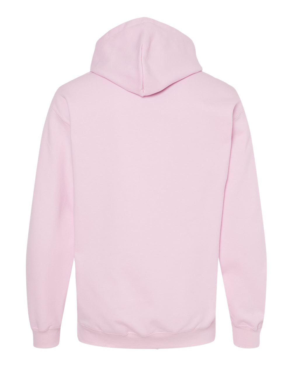 Gildan SF500 Unisex Softstyle® Midweight Hooded Sweatshirt - Light Pink - Back View