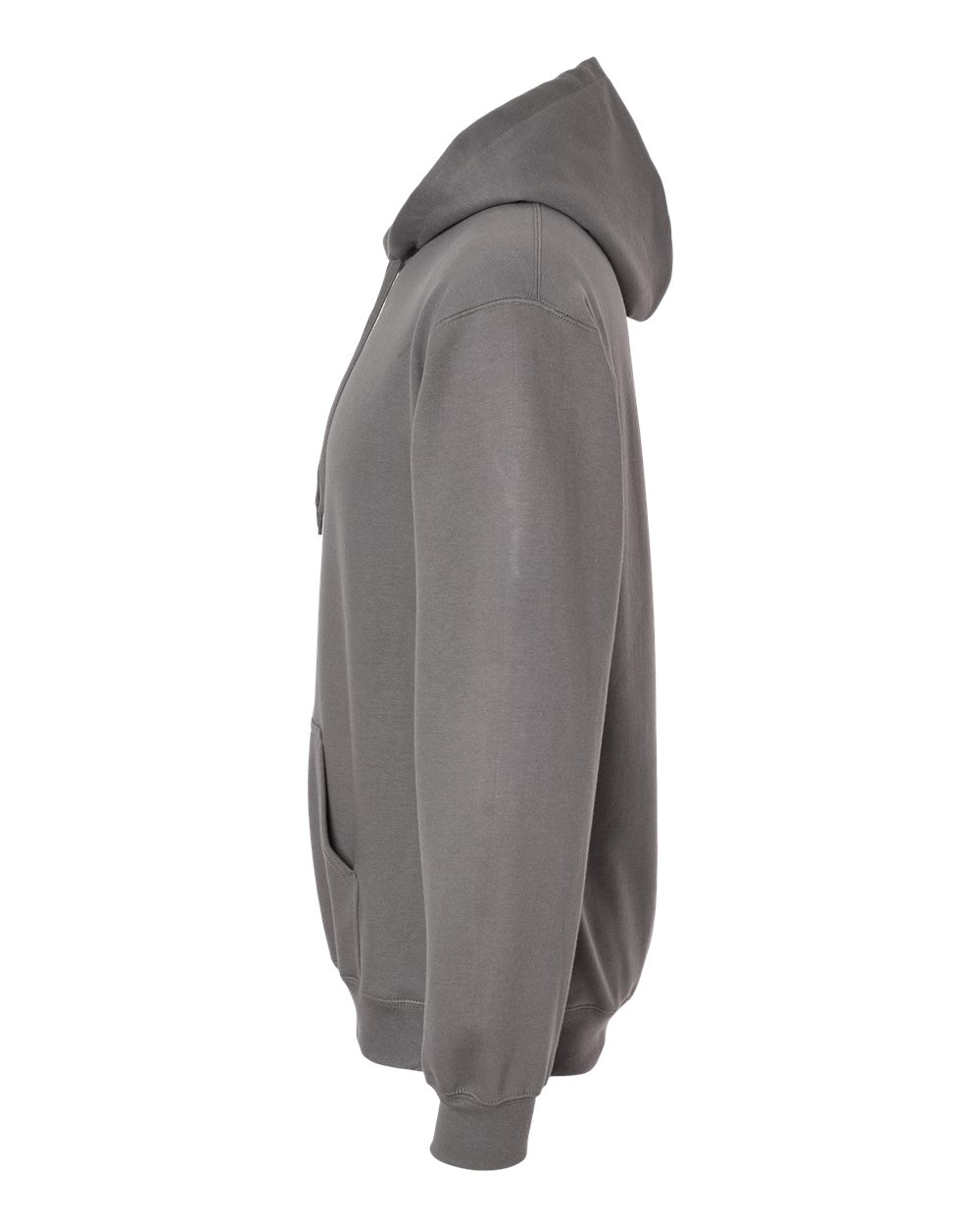 Gildan SF500 Unisex Softstyle® Midweight Hooded Sweatshirt - Charcoal - Direct Side