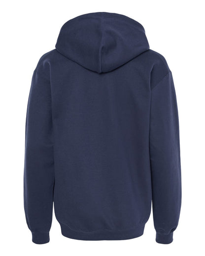 Gildan SF500 Unisex Softstyle® Midweight Hooded Sweatshirt - Navy - Back View