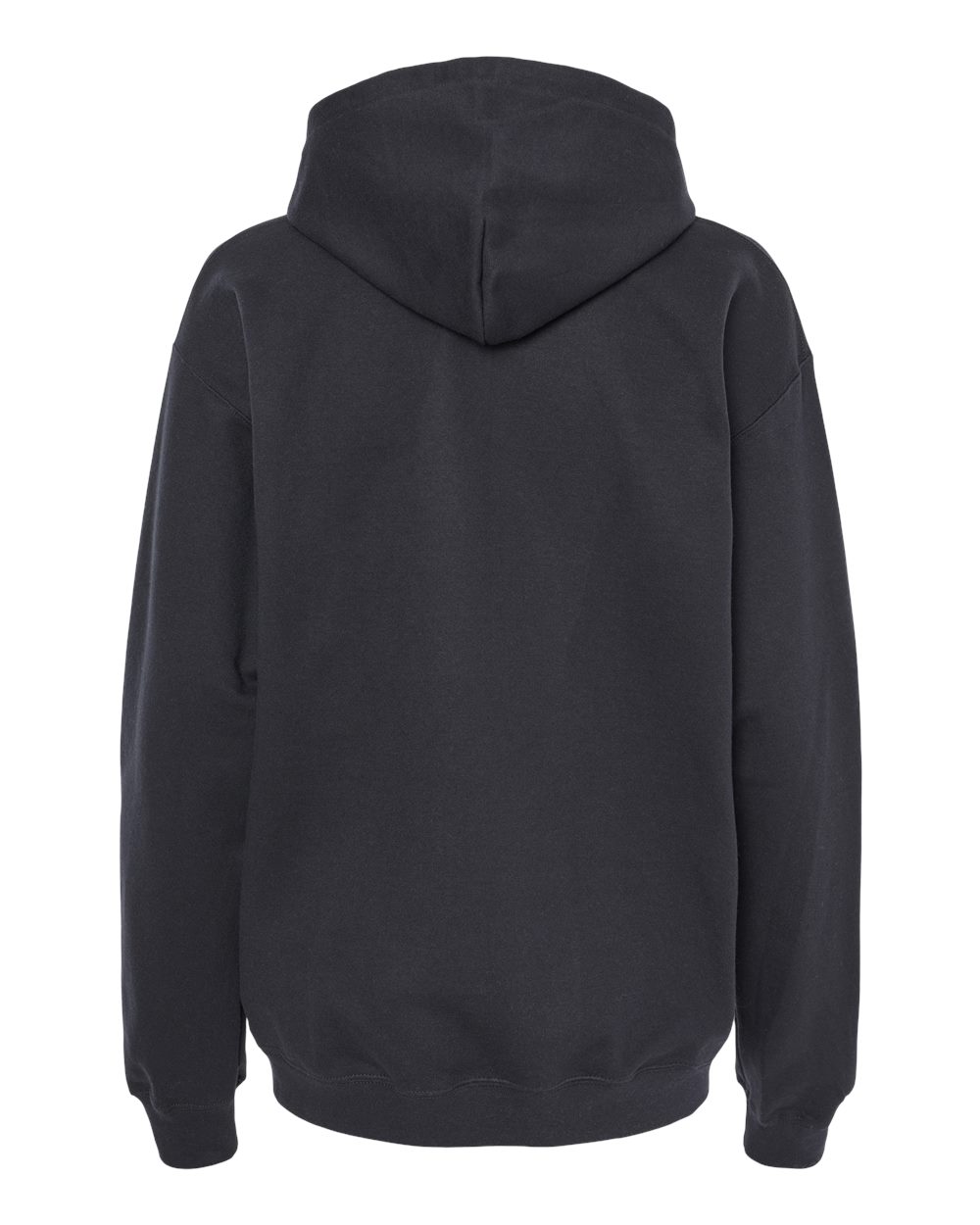 Gildan SF500 Unisex Softstyle® Midweight Hooded Sweatshirt - Black - Back View