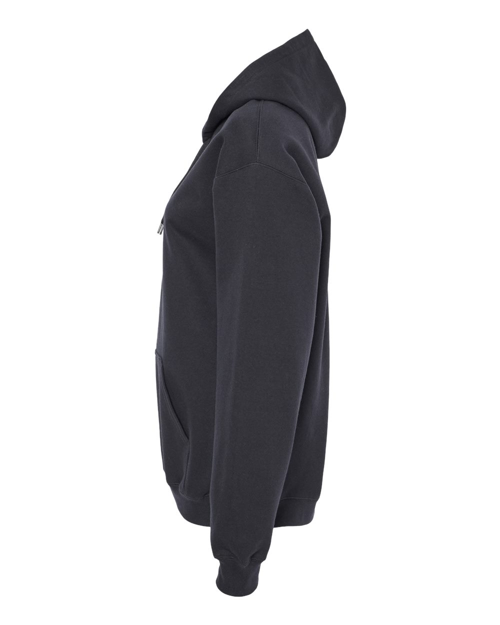 Gildan SF500 Unisex Softstyle® Midweight Hooded Sweatshirt - Black - Direct Side