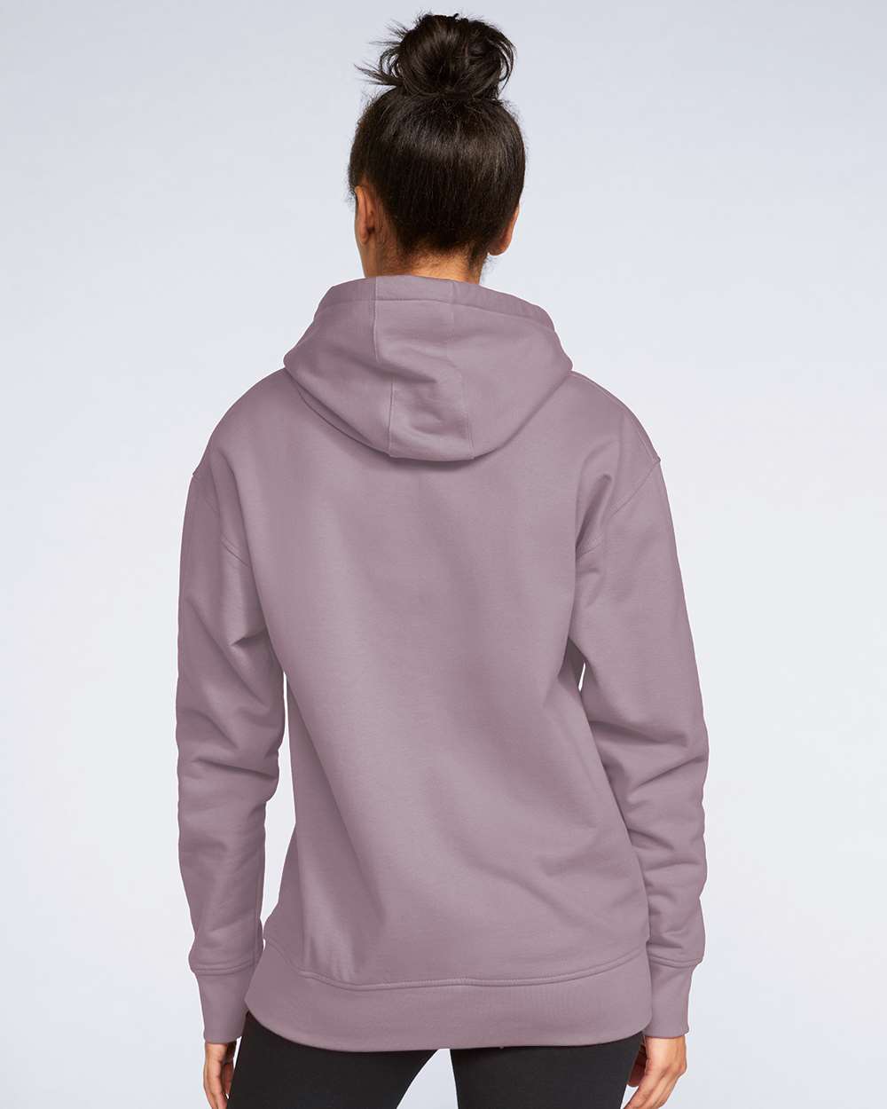 Gildan SF500 Unisex Softstyle® Midweight Hooded Sweatshirt - Paragon - On Model Back