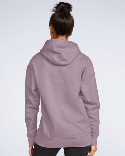 Gildan SF500 Unisex Softstyle® Midweight Hooded Sweatshirt - Paragon - On Model Back