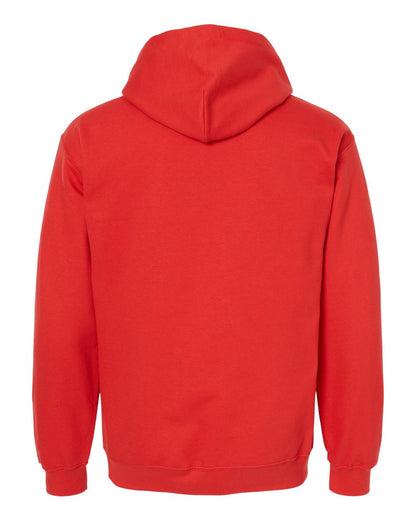 Gildan SF500 Unisex Softstyle® Midweight Hooded Sweatshirt - Red - Back View