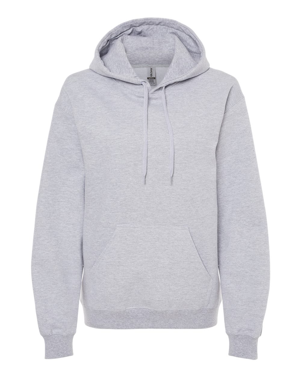 Gildan SF500 Unisex Softstyle® Midweight Hooded Sweatshirt - Sport Grey - Front View