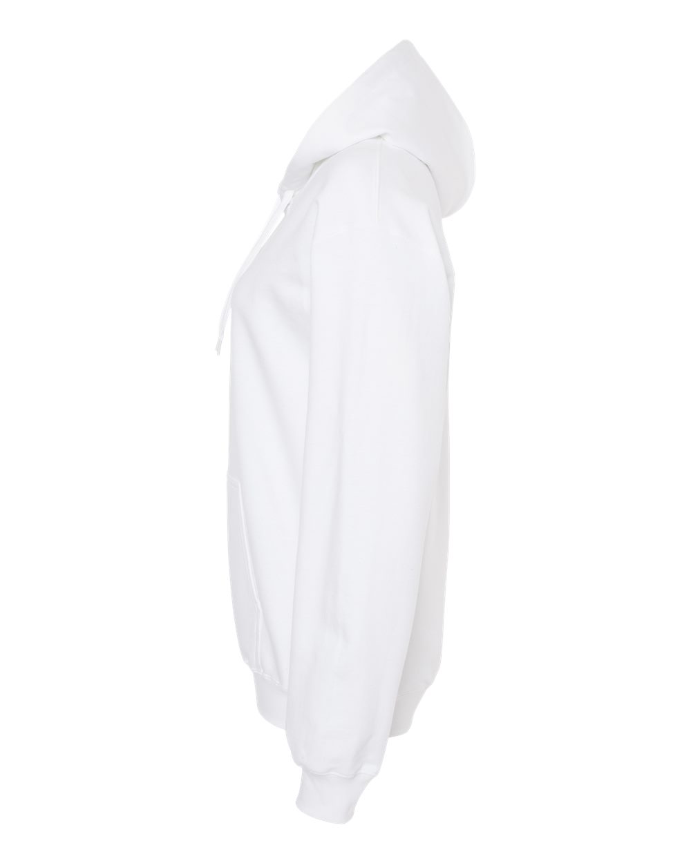 Gildan SF500 Unisex Softstyle® Midweight Hooded Sweatshirt - White - Direct Side