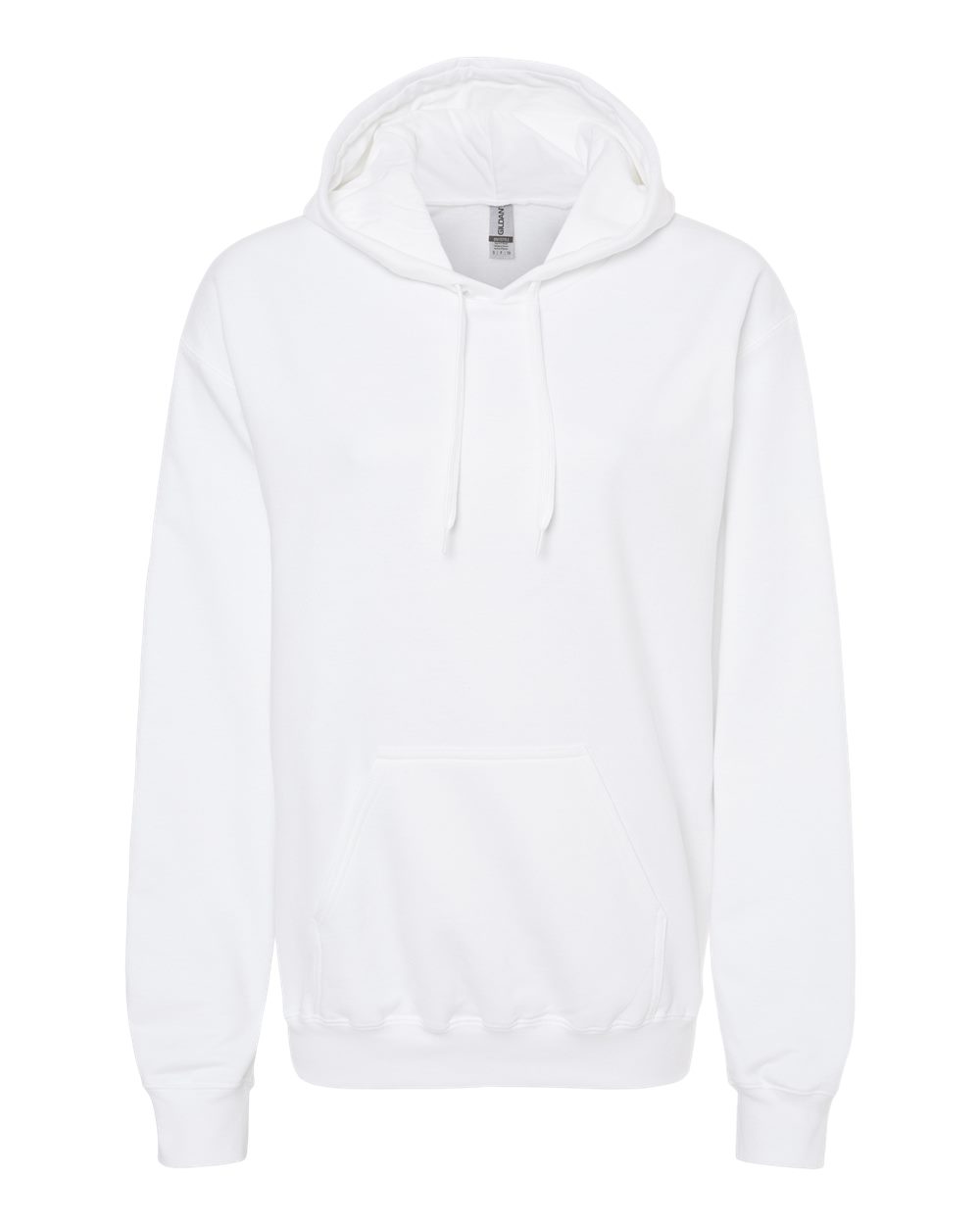 Gildan SF500 Unisex Softstyle® Midweight Hooded Sweatshirt - White - Front View