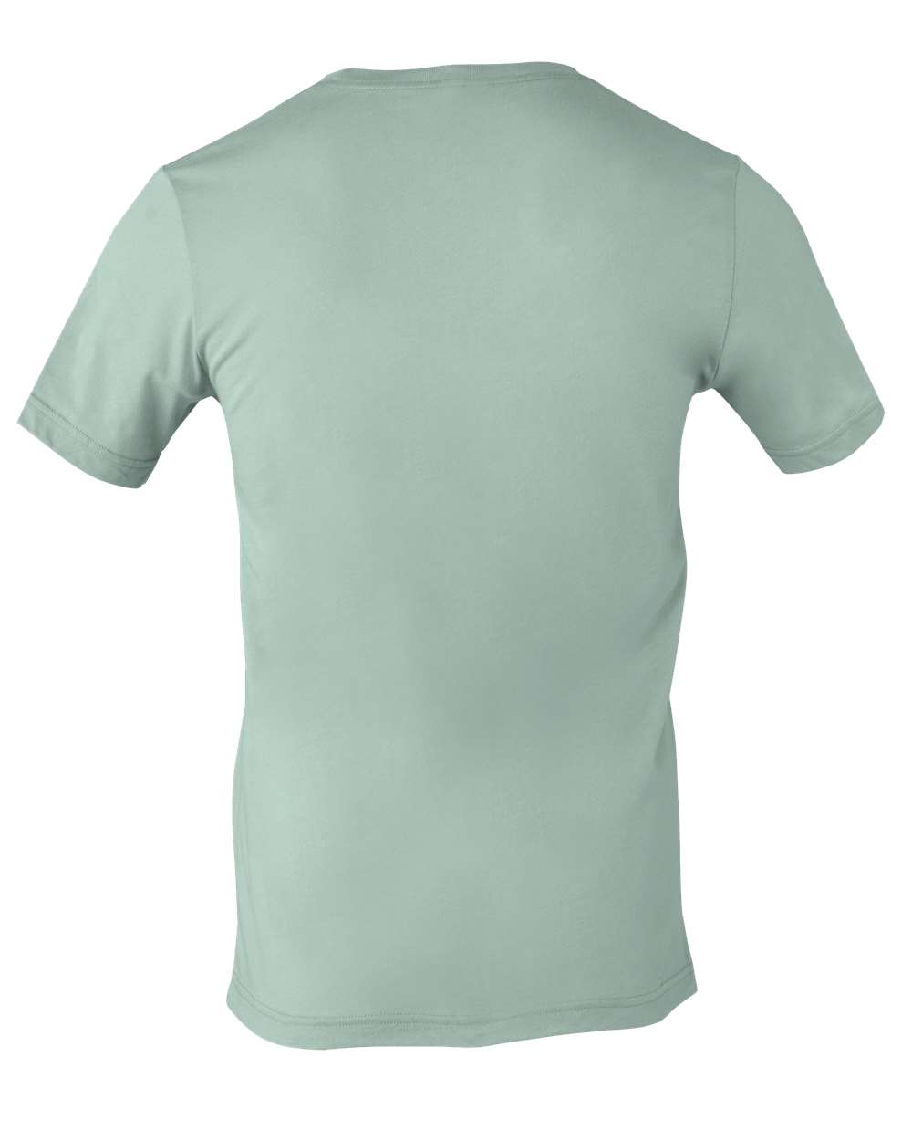 BELLA + CANVAS 3001 Jersey Tee - Dusty Blue - Back View