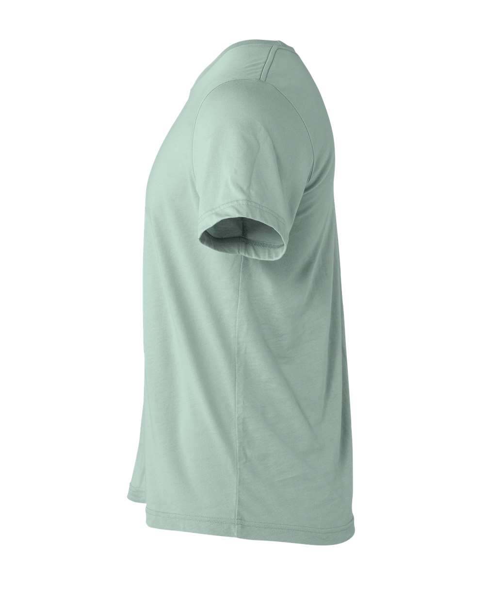 BELLA + CANVAS 3001 Jersey Tee - Dusty Blue - Direct Side