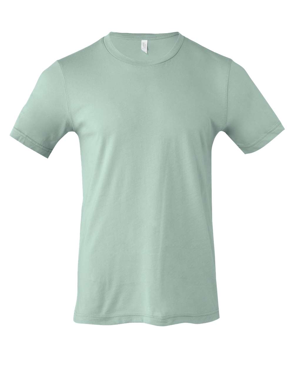 BELLA + CANVAS 3001 Jersey Tee - Dusty Blue - Front View