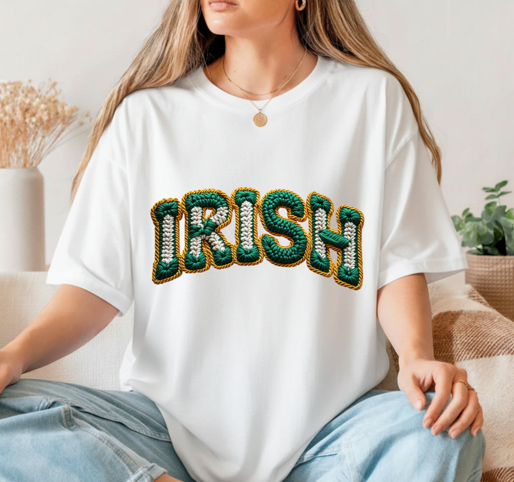 LUCKY CHARM IRISH EST. 17 MAR ST PATRICKS DAY – DTF Transfer