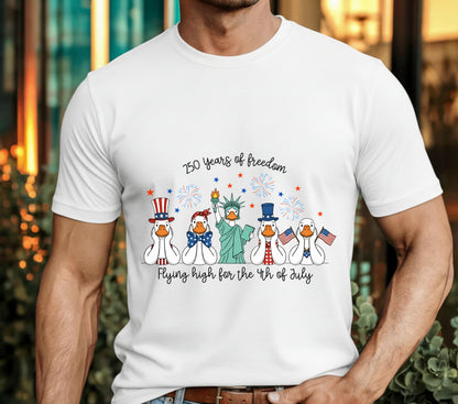 Silly Ducks America 250 4th of July – Patriotic DTF Transfer