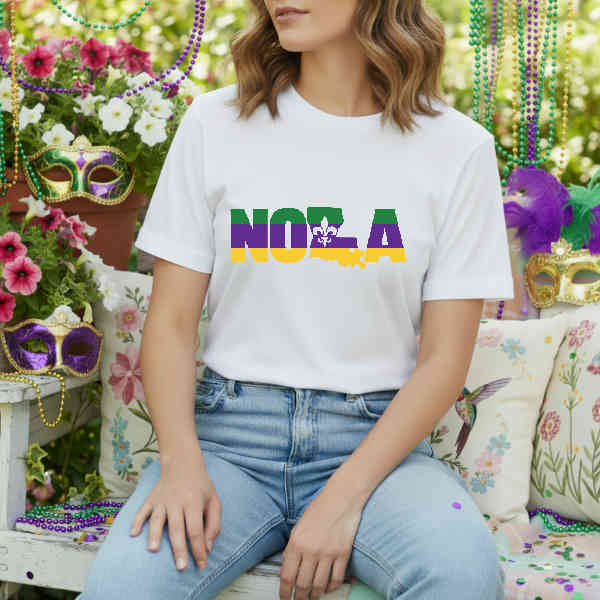 NOLA Mardi Gras Celebration – DTF Transfer