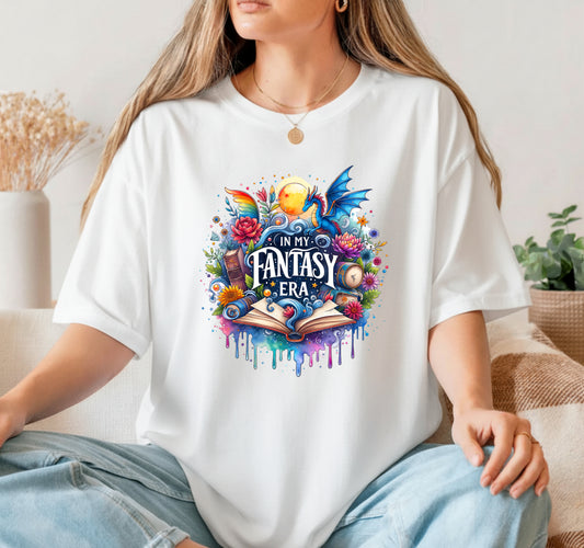 IN MY FANTASY ERA – Bookish Reader DTF Transfer