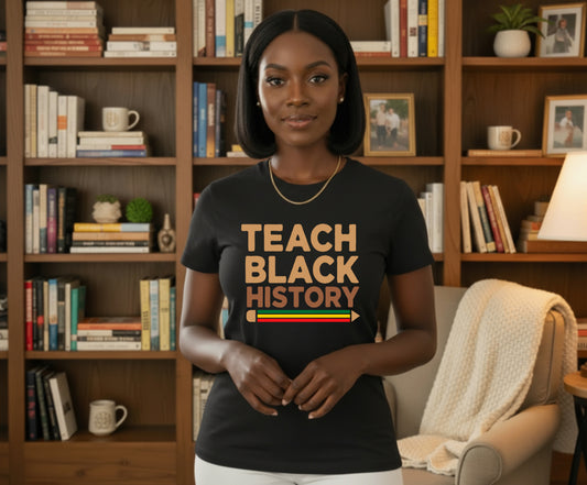 BLACK IS HISTORY – Black History DTF Transfer