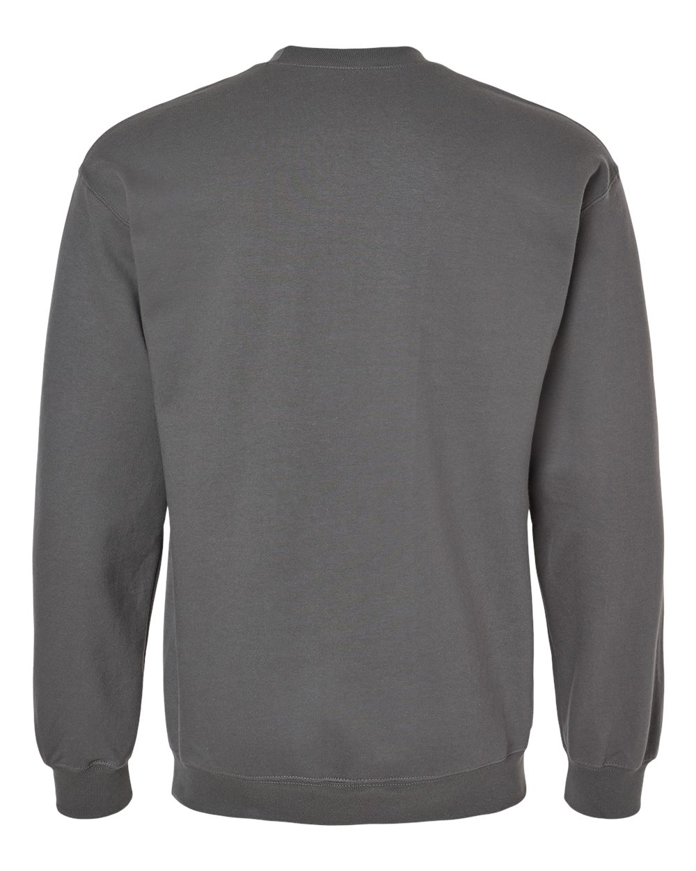 Gildan SF000 Unisex Softstyle® Midweight Crewneck Sweatshirt - Charcoal - Back View