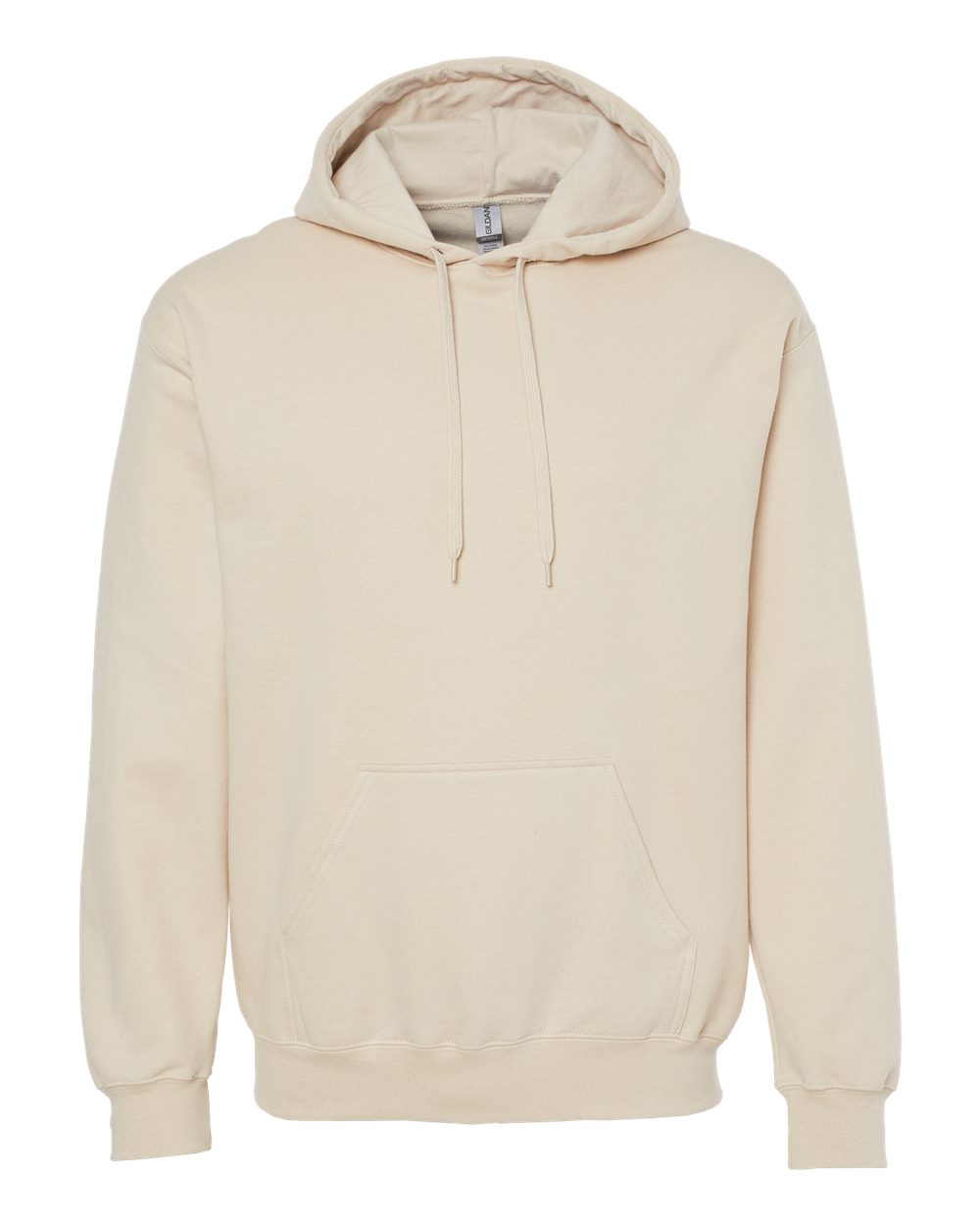 Gildan SF500 Unisex Softstyle® Midweight Hooded Sweatshirt - Sand - Front View