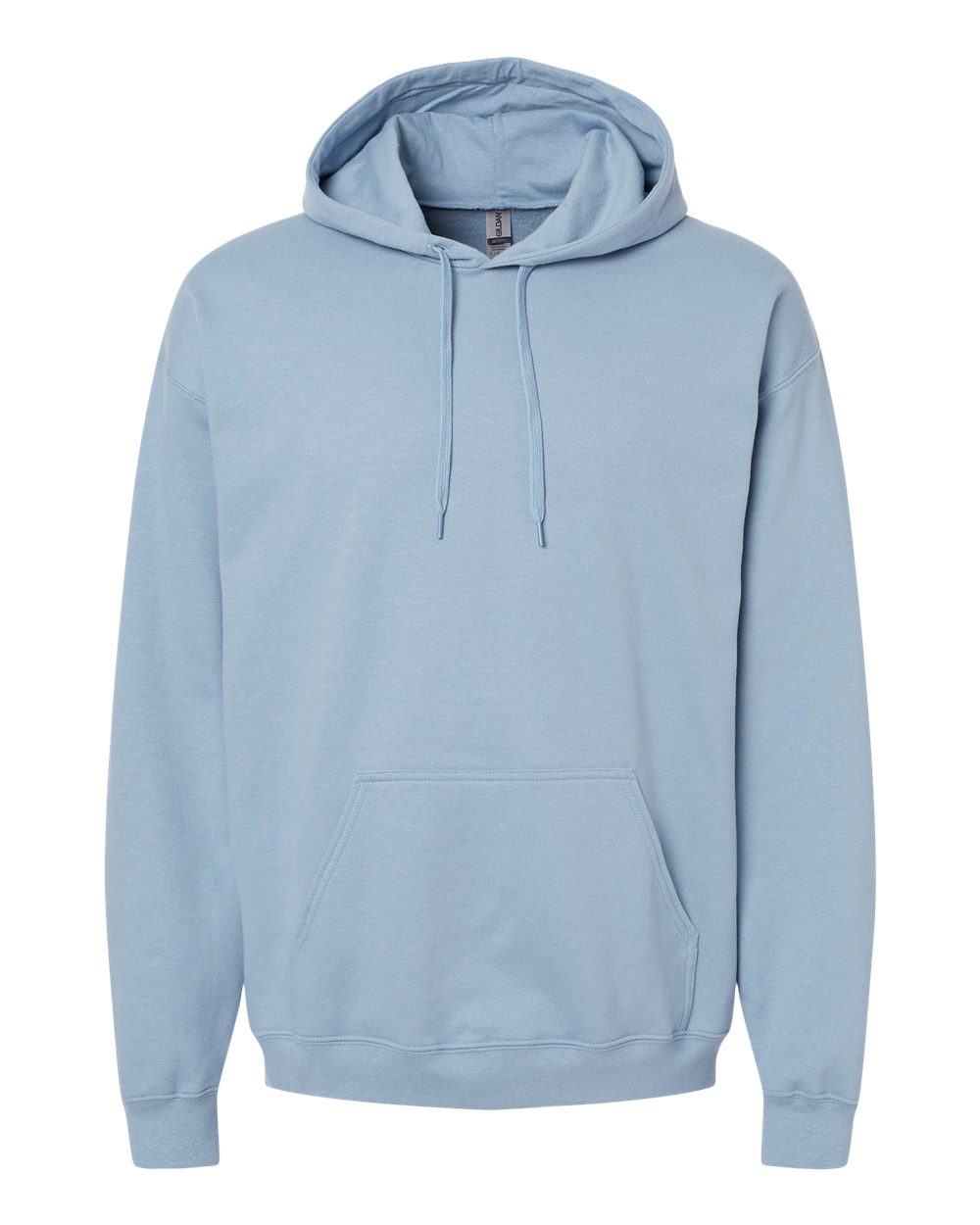 Gildan SF500 Unisex Softstyle® Midweight Hooded Sweatshirt - Stone Blue - Front View