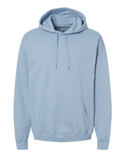 Gildan SF500 Unisex Softstyle® Midweight Hooded Sweatshirt - Stone Blue - Front View