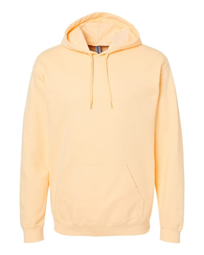 Gildan SF500 Unisex Softstyle® Midweight Hooded Sweatshirt - Yellow Haze - Front View