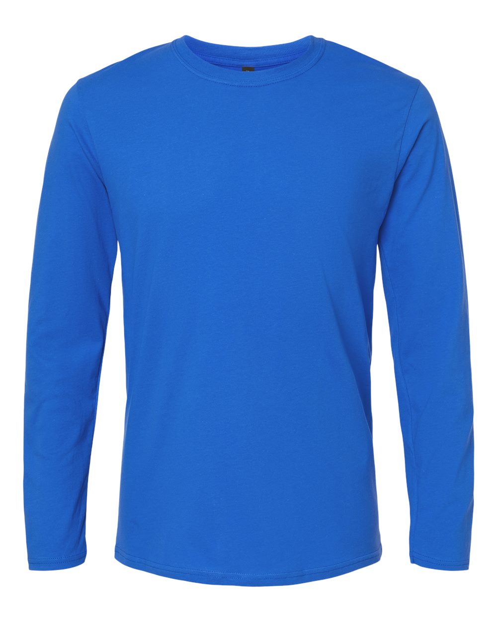Gildan 64400 Unisex Softstyle® Long Sleeve T-Shirt - Royal - Front View