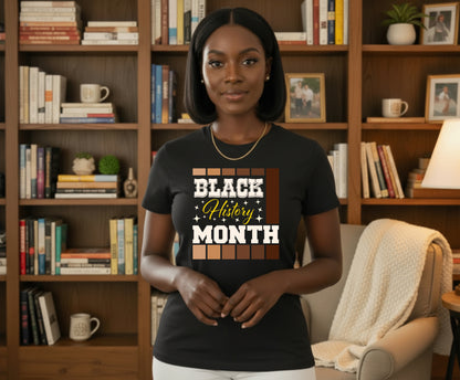 BLACK HISTORY MONTH STRONG. PROUD. POWERFUL. – Black History DTF Transfer