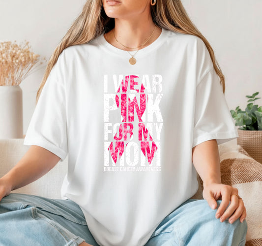 Faith Hope Fight Pink Ribbon – Breast Cancer DTF Transfer