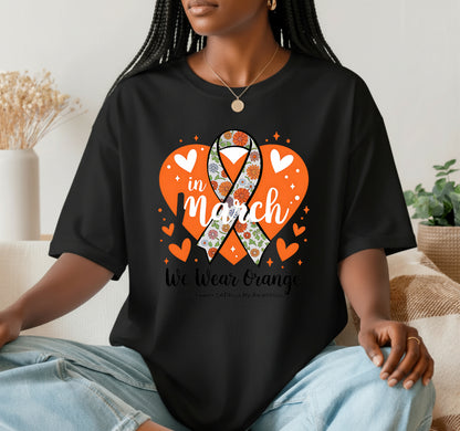 In March We Wear Orange Developmental Disability Awareness – DTF Transfer