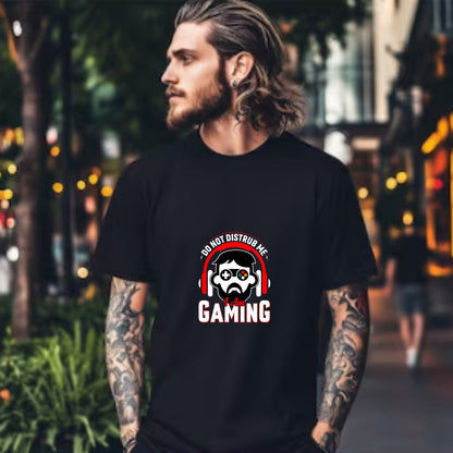 Focused Gamer Silhouette – Gaming DTF Transfer