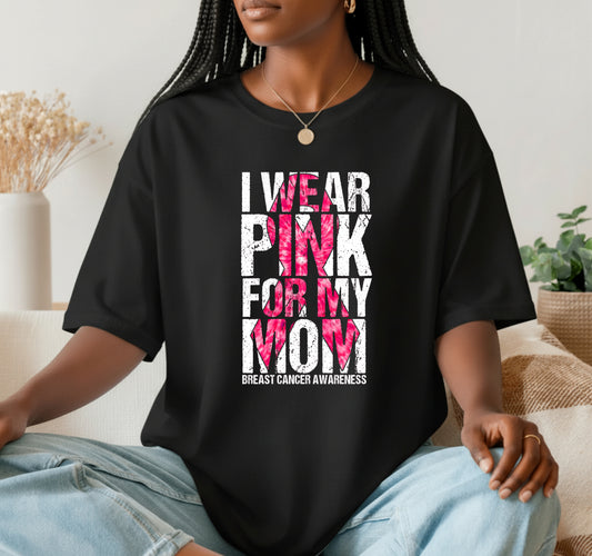 Faith Hope Fight Pink Ribbon – Breast Cancer DTF Transfer