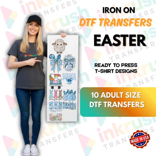 Easter Vibes DTF Gang Sheet – 22″ Premade