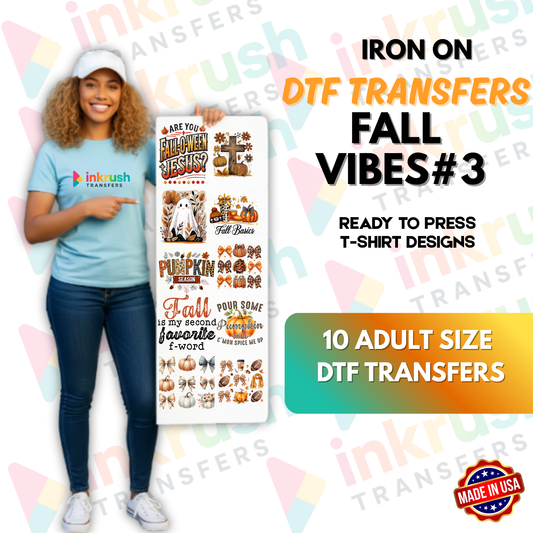 Thanksgiving Bundle #3 – Faith & Family Gratitude (22″ Gang Sheet, 10 Transfers)