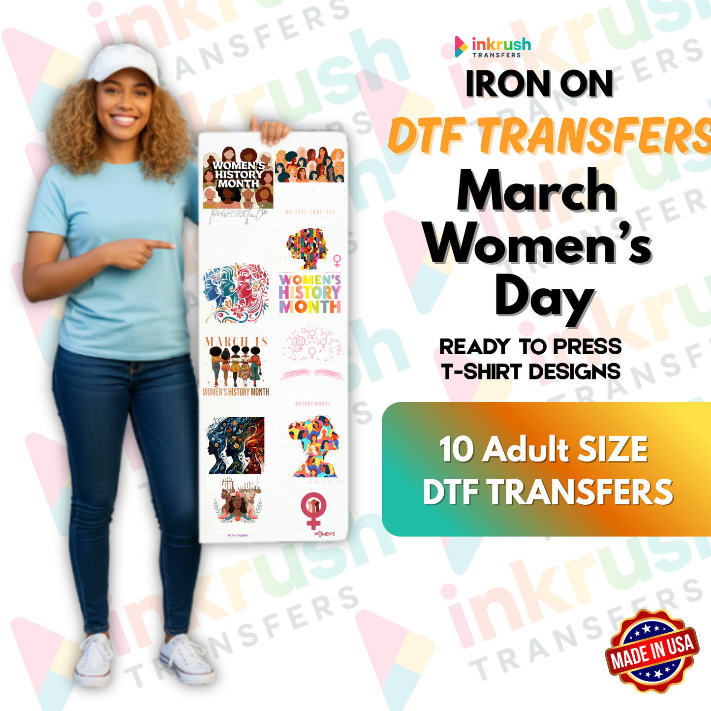 Women Supporting Women Pack – 22″ Premade Gang Sheet