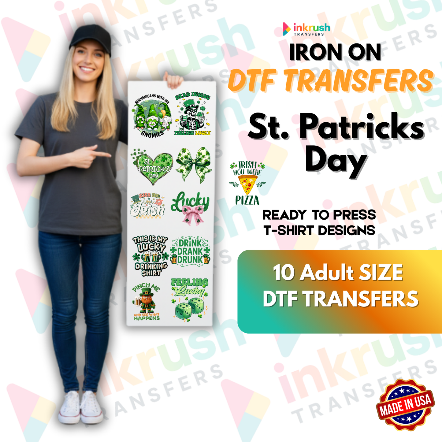 St. Patty’s Day Essentials – 22″ Premade Gang Sheet
