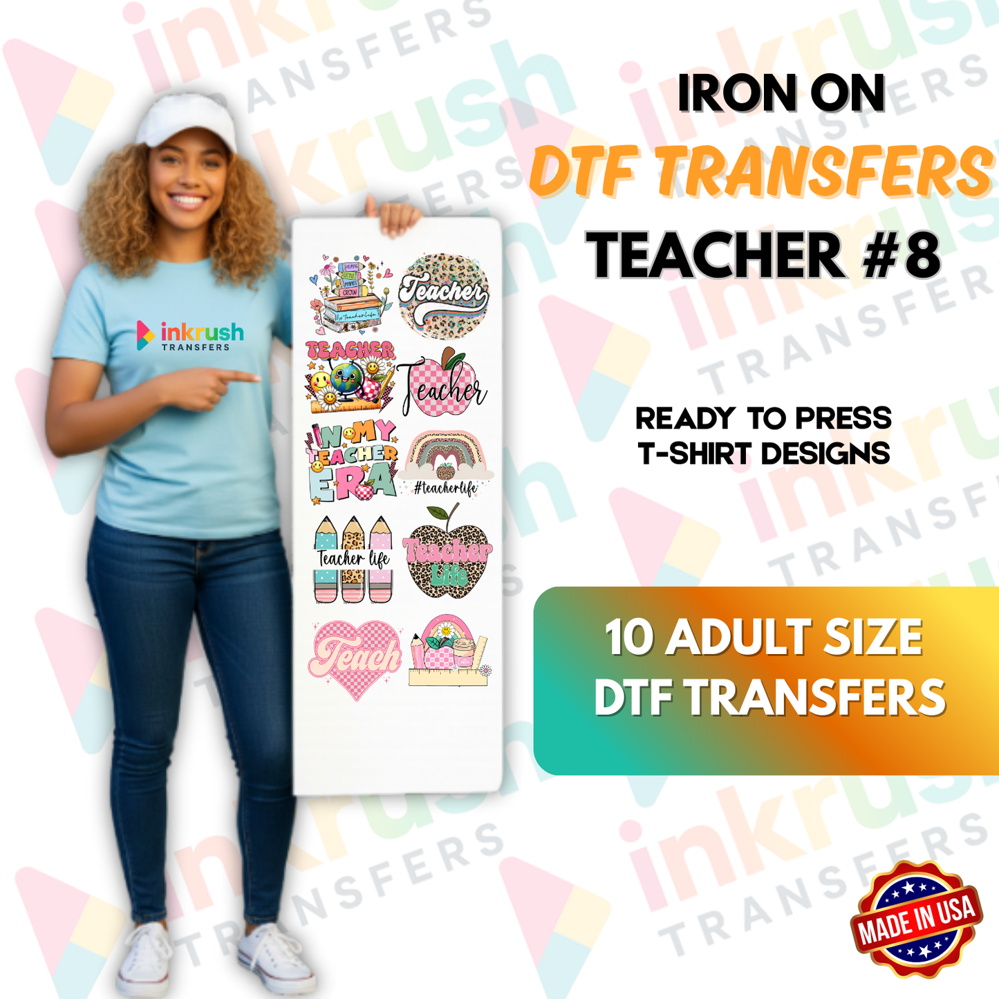 Teacher Bundle #8 – Merry & Bright Classics (22″, 10 Transfers)