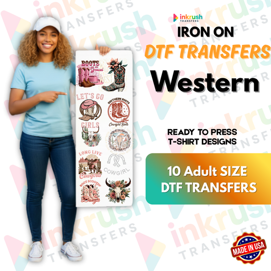 Desert Western Aesthetic Pack – 22″ Premade Gang Sheet