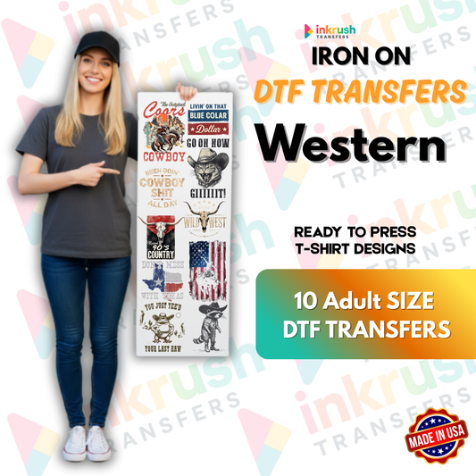 Rodeo Queen Collection – 22″ Premade Gang Sheet