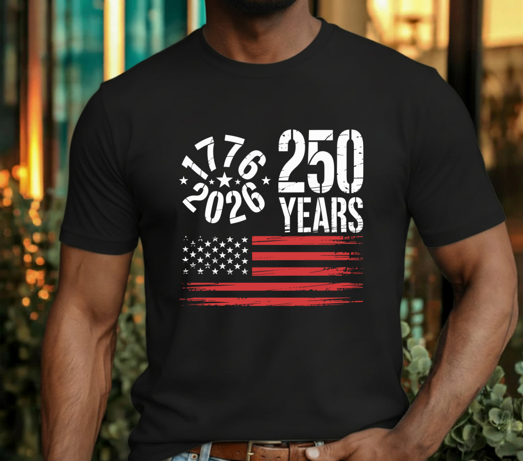 USA 250 Years – Patriotic Eagle DTF Transfer