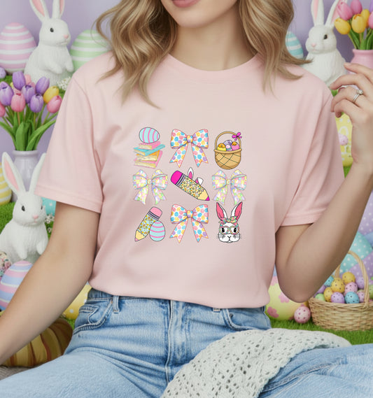 Vintage Easter Truck with Bunny & Eggs – Easter DTF Transfer