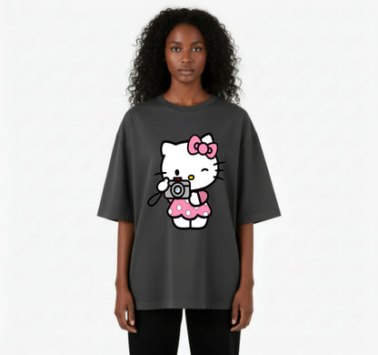 Pink Hair Anime Girl & Tiger Cub – Anime DTF Transfer
