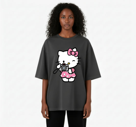 Pink Hair Anime Girl & Tiger Cub – Anime DTF Transfer