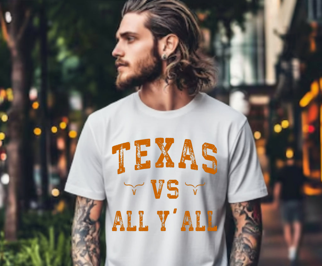 Distressed TEXAS Letter – Texas DTF Transfer