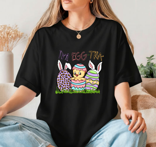 Happy Easter Floral Bunny – DTF Transfer